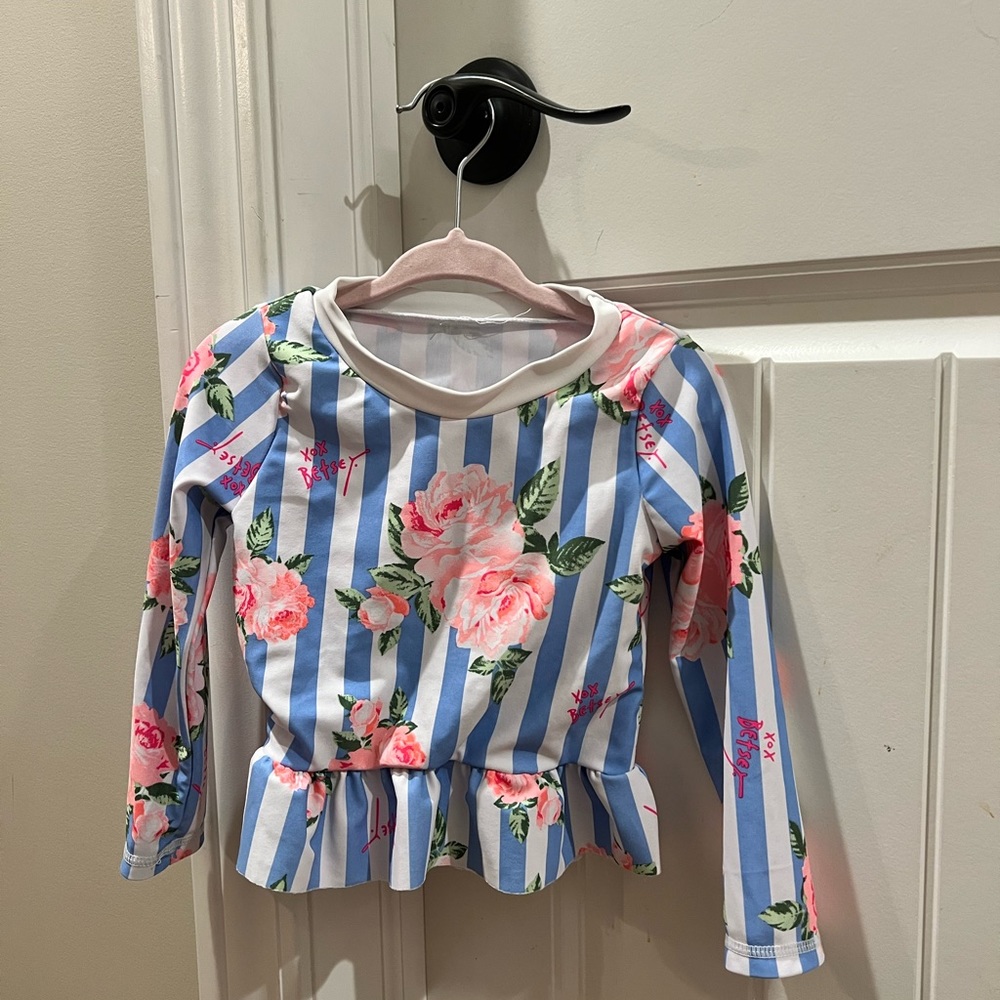 2T Betsy Johnson Toddler Girl Two Piece Bathing Suit